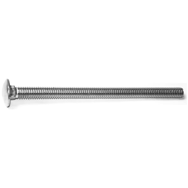 Midwest Fastener Carriage Bolt, Square Neck, 18 (Coarse), 5 in L, 18-8 Stainless Steel, 25 PK 50790 - main